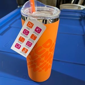 Orange Dunkin 20oz Insulated Tumbler